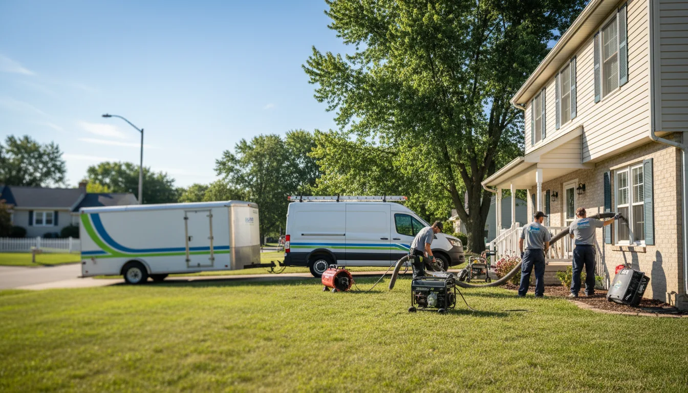 Flooded Basement Restoration And Cleanup With Repair in King City, MO near me